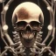 Placeholder: skeleton archer, steam punk, realistic, made in octane, cinematic, ultra-realistic, extremely detailed octane rendering, 8K, VRAY Super Real ar 2:3, dof photorealistic futuristic 50mm lens hard lighting dark gray tintype photograph, realistic lighting, sepia color