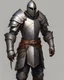 Placeholder: An armor made of a mixture of steel and leather, worn by a strong commander with magical power