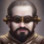 Placeholder: a _ fantasy _ style _ portrait _ painting _ of beautiful white male dwarf black hair short head smirk round face steampunk goggles rpg dnd oil _ painting _ unreal _ 5 _ daz. _ rpg _ portrait _ extremely _ detailed _ artgerm _ greg _ rutkowski _ greg