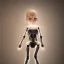 Placeholder: humanoid, man face, short hair!!!, boss baby, anatomically correct, futuristic, glowing details!, symmetrical, unreal engine, ray tracing, 8 k, uhd, ultrarealistic, clear, sharp, highly detailed "8 k, trending on artstation, uhd, manized humanoid robot made of steel, boy face,glowing lights, magic details!!!,"