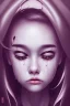 Placeholder: Crying girl, sad, expressive, emotive, frowning, furrowed eyebrows, pouting lips