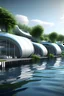 Placeholder: flow concept resort with one storey buildings