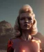 Placeholder: Ultra Realistic retro sci-fi movie scene, waist up view portrait, 5 clones blonde women, sweet young Kate moss face, perfect iris, glow eyes, face makeup, shave hair. Mars background, martians back, Retro sci-fi style, helmet, tight latex coat, fog, rain, soft color, highly detailed, unreal engine 5, ray tracing, RTX, lumen lighting, ultra detail, volumetric lighting, 3d, finely drawn, high definition, high resolution.