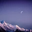 Placeholder: himalaya avec des oiseaux la nuit