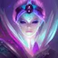 Placeholder: stunningly beautiful female neon and purple hair, fantasy art, fae priestess, world of warcraft video game, goddess sharp focus, digital, painting, 8 k, concept art, art by wlop, artgerm, greg rutkowski and alphonse mucha