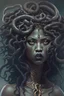 Placeholder: Medusa as a beautiful black woman