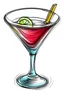Placeholder: doodle of a cocktail