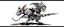 Placeholder: rat gremlin elf halfling pixie runner, airbrush and pen outline, realistic 3d rendering with high contrast pattern background