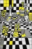 Placeholder: 5d chess in the style of roy lichtenstein