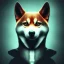 Placeholder: shiba inu ghost spooky creepy dark