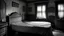 Placeholder: Imagine a picture depicting a dark house covered in white sheets. The house appears in complete darkness, with shadows piling up in every nook and cranny. The atmosphere seems charged with mystery and dread, giving the scene an uncomfortable feel. On the faded walls hang pictures of the house's owners dating back to ancient times. These images appear to be black and white, covered in dust and faded spots that give them a sickly, aged appearance. It seems that these former people used to inhabit