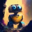 Placeholder: Wall-E, digital art, anime, 4k, full details, high resolution, colorful