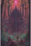 Placeholder: Nyarlathotep's cosmic horror party in the colorful forests of Moadeh