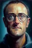 Placeholder: Someone named Hilmar 40 years old, data scientist oil painting