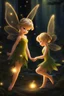 Placeholder: A passionate dance between two tinkerbells, illuminated by a single glowing firefly.