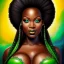 Placeholder: ultra detailed fullbody portrait of busty beautiful Black Queen , extremely detailed digital painting, intrincate, extremely detailed smiling face,crystal clear Big Green eyes, in the style of Fred Benes and Boris Vallejo and Julie Bell and Adam Hughes , mystical colors , perfectly centered image, perfect composition, rim light, beautiful lighting,8k, stunning scene, raytracing