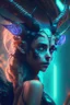 Placeholder: Faun fairy ,futuristic, cinematic, cyberpunk, 8k quality