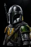 Placeholder: Mandalorian painting black background