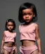 Placeholder: Rihanna toddler, full body, soft skin, dramatic lighting, hyper realistic