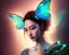 Placeholder: Beautiful mystical butterfly portrait, dark fantasy, romanticism, acrylic paint, chinese painting, magazine, highly detailed, ethereal, otherworldly, backlighting, rays of shimmering light, persian empire, artstation, silver, purple, black, teal, aqua, yellow, olive, vibrant, intricate,