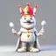 Placeholder: King cheerful 3D