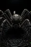 Placeholder: man made out of spiders,real,4k