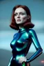 Placeholder: Ultra Realistic retro sci-fi scene, portrait, brunette woman, sweet Juliane Moore face, perfect iris, glow eyes, makeup. Alien Saturn background, Retro sci-fi style, helmet, tight latex coat, fog, rain, soft color, highly detailed, unreal engine 5, ray tracing, RTX, lumen lighting, ultra detail, volumetric lighting, 3d, finely drawn, high definition, high resolution.