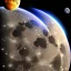 Placeholder: A picture of earth moon and stars