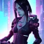 Placeholder: Girl cyberpunk is a thing of beauty