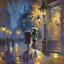 Placeholder: in the shadows romantic mood without people impressionist style