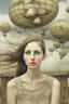 Placeholder: young woman Surrealism