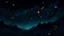 Placeholder: A digital painting in a surrealistic style depicting a constellation formed by random shapes and patterns in the night sky