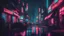 Placeholder: noir cyberpunk city neon, real photo, night