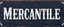 Placeholder: fill composition with large and wide historical hand painted old western sign that reads: "MERCANTILE" white on black with inset white stripe boarder aged paint on wood sanserif
