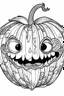 Placeholder: Jack o lantern. Outline, sketch style, only use outline, mandala style, clean line art, white background, no shadows, no clear wall, coloring page. mad face.