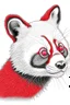 Placeholder: sketch of red panda, realism, pencil