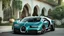Placeholder: Islamic Bugatti ,rear view, desktop wallpaper, 4K, Cinematic