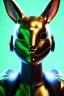 Placeholder: Portrait Sweet Rabbit ceramic mask, neon, suit, photo studio, black background, unreal engine 5, concept art, ray tracing, lumen lighting, ultra detail, volumetric lighting, 3d.