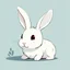 Placeholder: i want to create a logo like rabbit and his name was cute bunny write a prompt for this