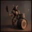 Placeholder: A viking playing on a drum, scary, steam punk, realistic, made in octane, cinematic, ultra-realistic, extremely detailed octane rendering, 8K, VRAY Super Real ar 2:3, dof photorealistic futuristic 50mm lens hard lighting dark gray tintype photograph, realistic lighting, sepia color