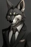 Placeholder: Anthro wolf with black fur wearing a suit