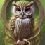 Placeholder: beautiful subsymmetrical elaborate fiddlehead-fern-owl, Brian Froud, Howard Lyon, Anna Dittman, Anne Stokes, Selina French, Greg Rutowski