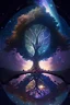 Placeholder: Cosmic Mirror Tree, A Spiritual Nexus Bridging Heaven, Earth, and the Universe, 4k, high resolution