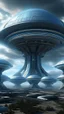 Placeholder: sky futuristic base of aliens