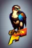 Placeholder: Gaming falcon avatar logo design