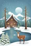 Placeholder: a snowy nature illustration