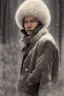 Placeholder: Portrait of matti nykänen in winter landscape. mindfullness.