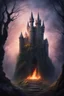 Placeholder: The castle's stone, can't quell the fire As whispers weave, the ghostly choir [Outro] The crown falls down, in twilight's bower 'Tis silent now, the final hour