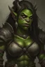 Placeholder: beautiful monsterous orc woman