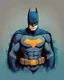 Placeholder: Cartoon of Batman Complementary colors